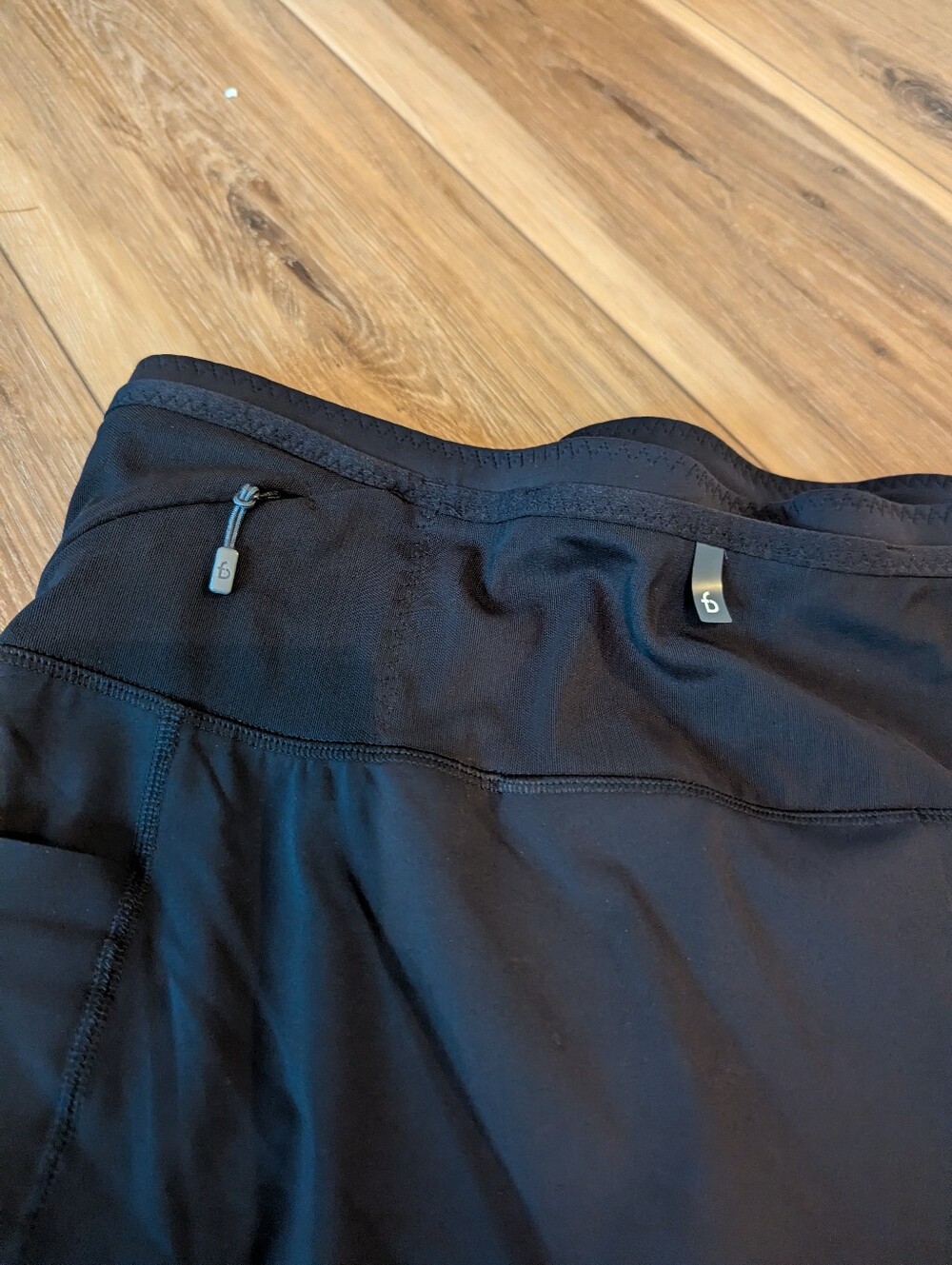 Flipbelt Ouray Compression Black Performance Running Shorts with Storage - Picture 10 of 13